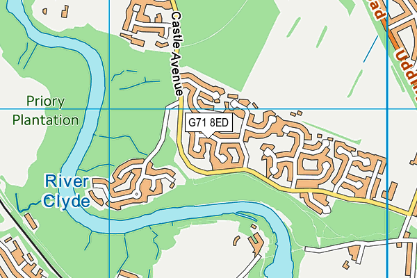 G71 8ED map - OS VectorMap District (Ordnance Survey) G71 8ED map - OS VectorMap District (Ordnance Survey)