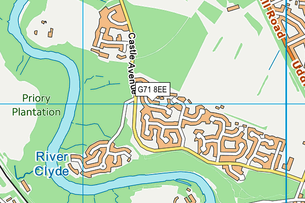 G71 8EE map - OS VectorMap District (Ordnance Survey) G71 8EE map - OS VectorMap District (Ordnance Survey)