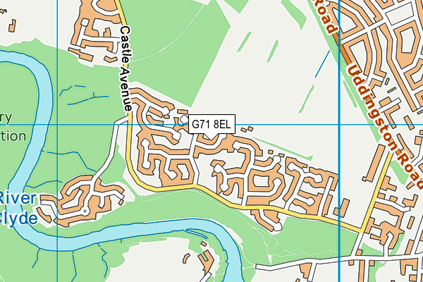 G71 8EL map - OS VectorMap District (Ordnance Survey) G71 8EL map - OS VectorMap District (Ordnance Survey)