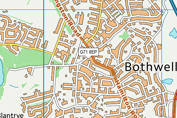 G71 8EP map - OS VectorMap District (Ordnance Survey) G71 8EP map - OS VectorMap District (Ordnance Survey)