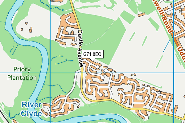 G71 8EQ map - OS VectorMap District (Ordnance Survey) G71 8EQ map - OS VectorMap District (Ordnance Survey)