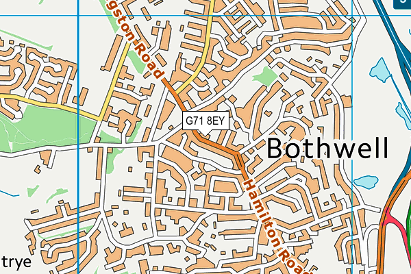 G71 8EY map - OS VectorMap District (Ordnance Survey) G71 8EY map - OS VectorMap District (Ordnance Survey)