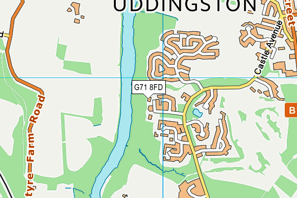 G71 8FD map - OS VectorMap District (Ordnance Survey) G71 8FD map - OS VectorMap District (Ordnance Survey)