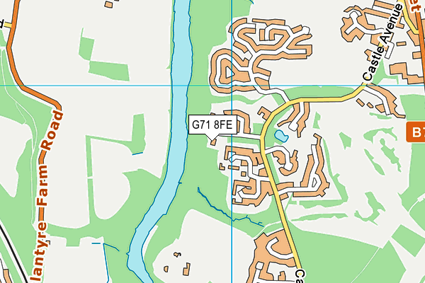 G71 8FE map - OS VectorMap District (Ordnance Survey) G71 8FE map - OS VectorMap District (Ordnance Survey)
