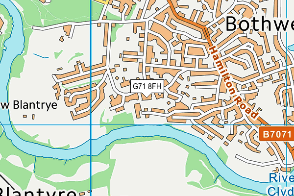 G71 8FH map - OS VectorMap District (Ordnance Survey) G71 8FH map - OS VectorMap District (Ordnance Survey)