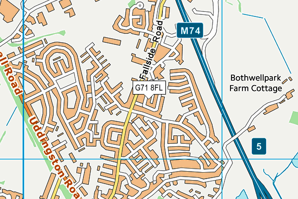 G71 8FL map - OS VectorMap District (Ordnance Survey) G71 8FL map - OS VectorMap District (Ordnance Survey)