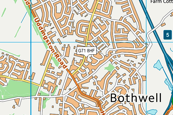 G71 8HF map - OS VectorMap District (Ordnance Survey) G71 8HF map - OS VectorMap District (Ordnance Survey)