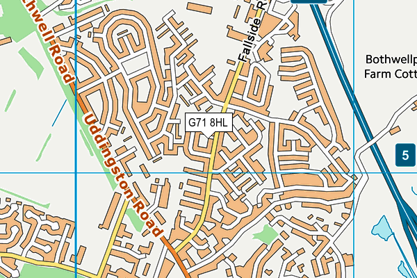 G71 8HL map - OS VectorMap District (Ordnance Survey) G71 8HL map - OS VectorMap District (Ordnance Survey)