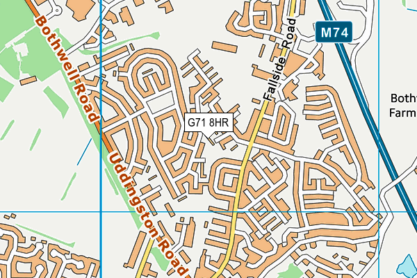 G71 8HR map - OS VectorMap District (Ordnance Survey) G71 8HR map - OS VectorMap District (Ordnance Survey)