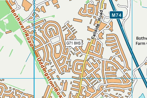 G71 8HS map - OS VectorMap District (Ordnance Survey) G71 8HS map - OS VectorMap District (Ordnance Survey)