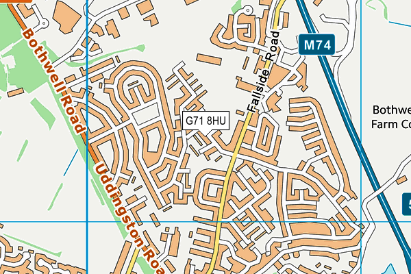 G71 8HU map - OS VectorMap District (Ordnance Survey) G71 8HU map - OS VectorMap District (Ordnance Survey)