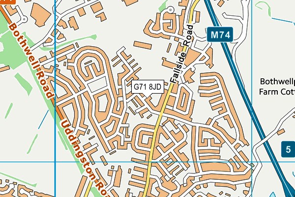 G71 8JD map - OS VectorMap District (Ordnance Survey) G71 8JD map - OS VectorMap District (Ordnance Survey)