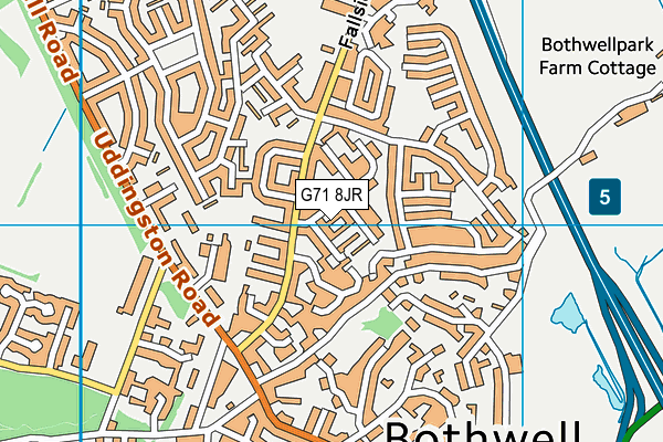 G71 8JR map - OS VectorMap District (Ordnance Survey) G71 8JR map - OS VectorMap District (Ordnance Survey)