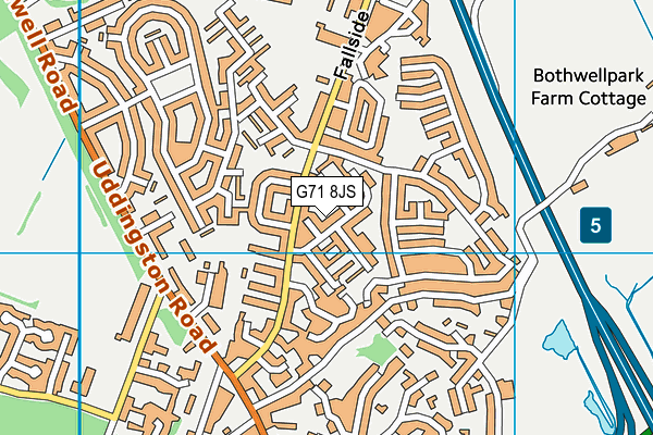 G71 8JS map - OS VectorMap District (Ordnance Survey) G71 8JS map - OS VectorMap District (Ordnance Survey)