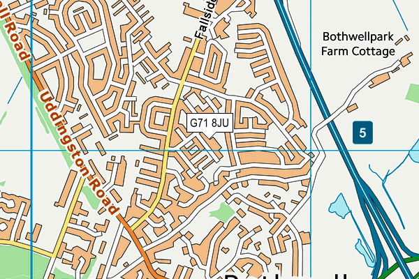G71 8JU map - OS VectorMap District (Ordnance Survey) G71 8JU map - OS VectorMap District (Ordnance Survey)