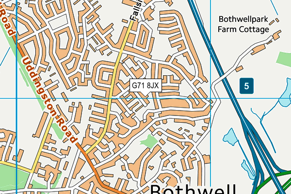 G71 8JX map - OS VectorMap District (Ordnance Survey) G71 8JX map - OS VectorMap District (Ordnance Survey)