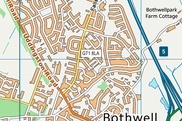 G71 8LA map - OS VectorMap District (Ordnance Survey) G71 8LA map - OS VectorMap District (Ordnance Survey)