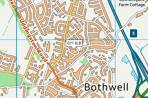 G71 8LB map - OS VectorMap District (Ordnance Survey) G71 8LB map - OS VectorMap District (Ordnance Survey)