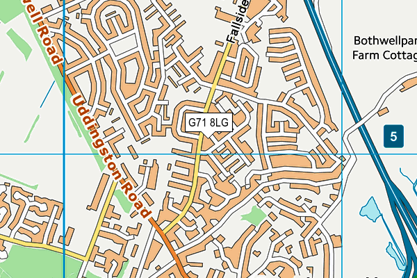 G71 8LG map - OS VectorMap District (Ordnance Survey) G71 8LG map - OS VectorMap District (Ordnance Survey)