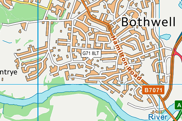 G71 8LT map - OS VectorMap District (Ordnance Survey) G71 8LT map - OS VectorMap District (Ordnance Survey)