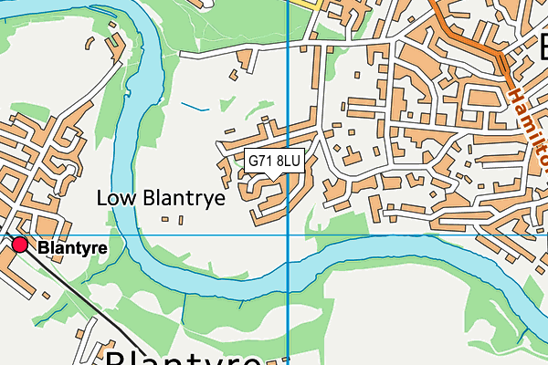 G71 8LU map - OS VectorMap District (Ordnance Survey) G71 8LU map - OS VectorMap District (Ordnance Survey)