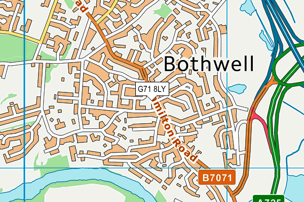 G71 8LY map - OS VectorMap District (Ordnance Survey) G71 8LY map - OS VectorMap District (Ordnance Survey)