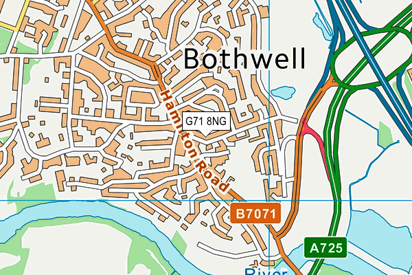 G71 8NG map - OS VectorMap District (Ordnance Survey) G71 8NG map - OS VectorMap District (Ordnance Survey)