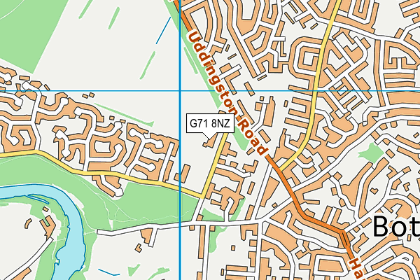 G71 8NZ map - OS VectorMap District (Ordnance Survey) G71 8NZ map - OS VectorMap District (Ordnance Survey)