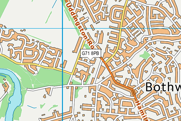 G71 8PB map - OS VectorMap District (Ordnance Survey) G71 8PB map - OS VectorMap District (Ordnance Survey)