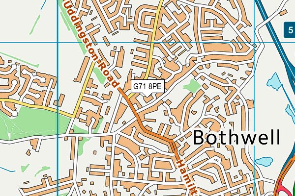 G71 8PE map - OS VectorMap District (Ordnance Survey) G71 8PE map - OS VectorMap District (Ordnance Survey)