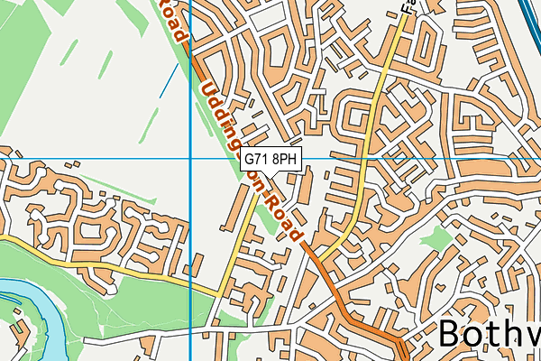 G71 8PH map - OS VectorMap District (Ordnance Survey) G71 8PH map - OS VectorMap District (Ordnance Survey)