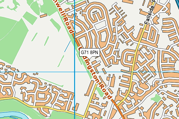 G71 8PN map - OS VectorMap District (Ordnance Survey) G71 8PN map - OS VectorMap District (Ordnance Survey)