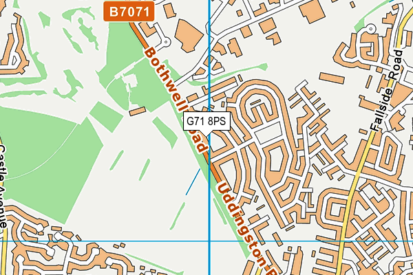 G71 8PS map - OS VectorMap District (Ordnance Survey) G71 8PS map - OS VectorMap District (Ordnance Survey)
