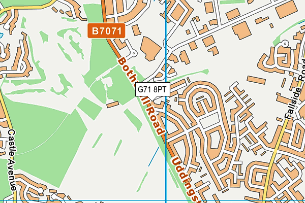 G71 8PT map - OS VectorMap District (Ordnance Survey) G71 8PT map - OS VectorMap District (Ordnance Survey)