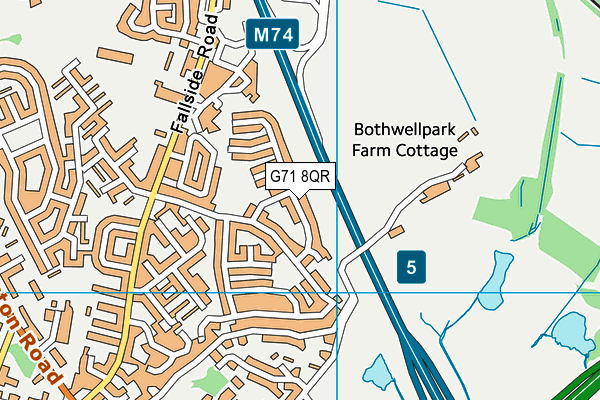G71 8QR map - OS VectorMap District (Ordnance Survey) G71 8QR map - OS VectorMap District (Ordnance Survey)