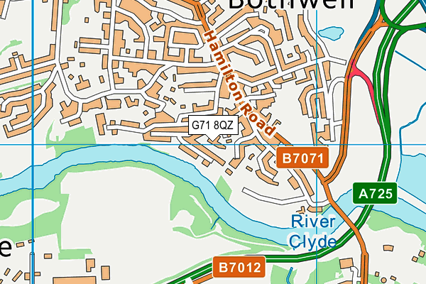G71 8QZ map - OS VectorMap District (Ordnance Survey) G71 8QZ map - OS VectorMap District (Ordnance Survey)