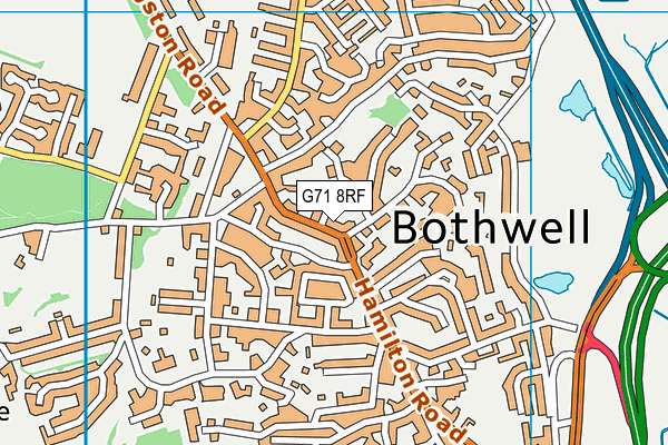 G71 8RF map - OS VectorMap District (Ordnance Survey) G71 8RF map - OS VectorMap District (Ordnance Survey)