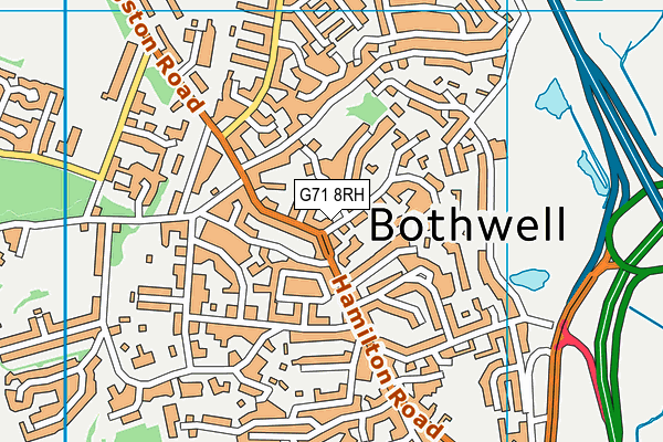 G71 8RH map - OS VectorMap District (Ordnance Survey) G71 8RH map - OS VectorMap District (Ordnance Survey)
