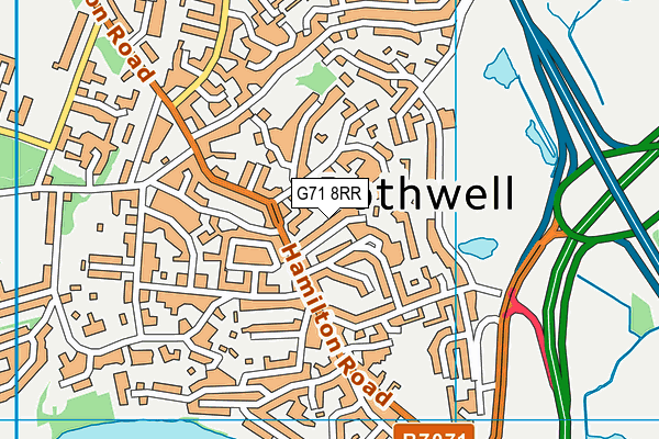 G71 8RR map - OS VectorMap District (Ordnance Survey) G71 8RR map - OS VectorMap District (Ordnance Survey)