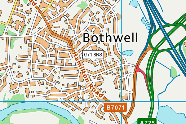 G71 8RS map - OS VectorMap District (Ordnance Survey) G71 8RS map - OS VectorMap District (Ordnance Survey)