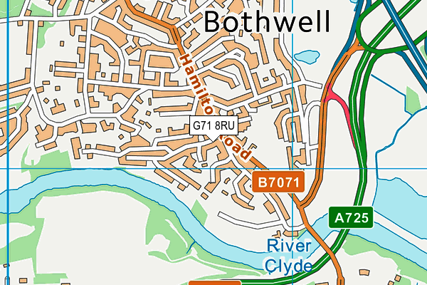 G71 8RU map - OS VectorMap District (Ordnance Survey) G71 8RU map - OS VectorMap District (Ordnance Survey)