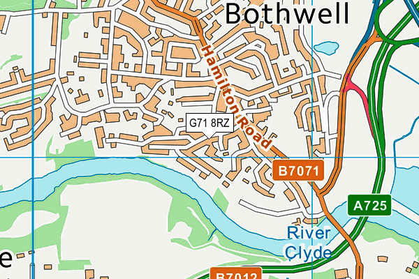 G71 8RZ map - OS VectorMap District (Ordnance Survey) G71 8RZ map - OS VectorMap District (Ordnance Survey)
