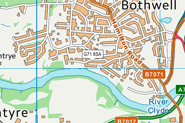 G71 8SA map - OS VectorMap District (Ordnance Survey) G71 8SA map - OS VectorMap District (Ordnance Survey)