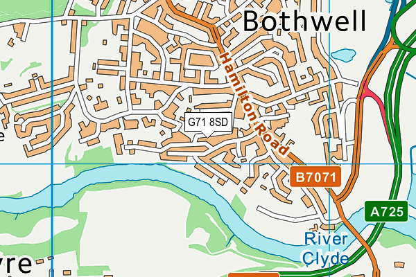 G71 8SD map - OS VectorMap District (Ordnance Survey) G71 8SD map - OS VectorMap District (Ordnance Survey)