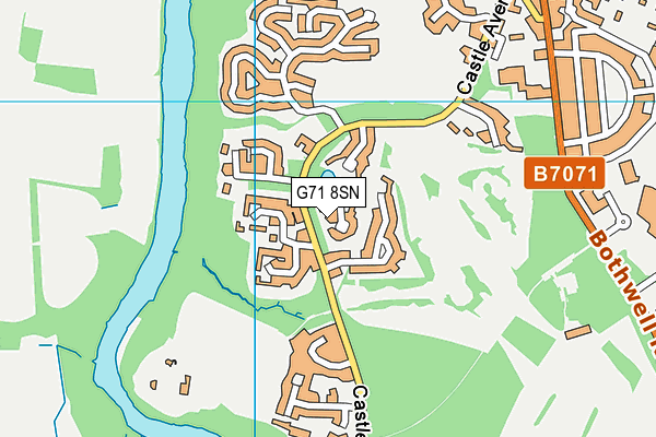 G71 8SN map - OS VectorMap District (Ordnance Survey) G71 8SN map - OS VectorMap District (Ordnance Survey)