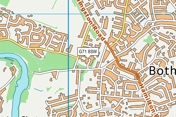 G71 8SW map - OS VectorMap District (Ordnance Survey) G71 8SW map - OS VectorMap District (Ordnance Survey)
