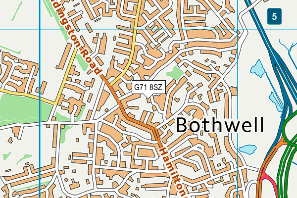 G71 8SZ map - OS VectorMap District (Ordnance Survey) G71 8SZ map - OS VectorMap District (Ordnance Survey)