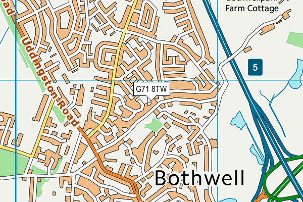 G71 8TW map - OS VectorMap District (Ordnance Survey) G71 8TW map - OS VectorMap District (Ordnance Survey)