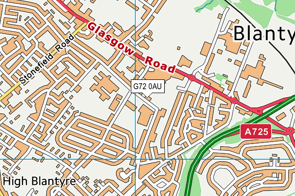 G72 0AU map - OS VectorMap District (Ordnance Survey) G72 0AU map - OS VectorMap District (Ordnance Survey)