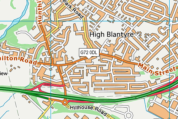 G72 0DL map - OS VectorMap District (Ordnance Survey) G72 0DL map - OS VectorMap District (Ordnance Survey)
